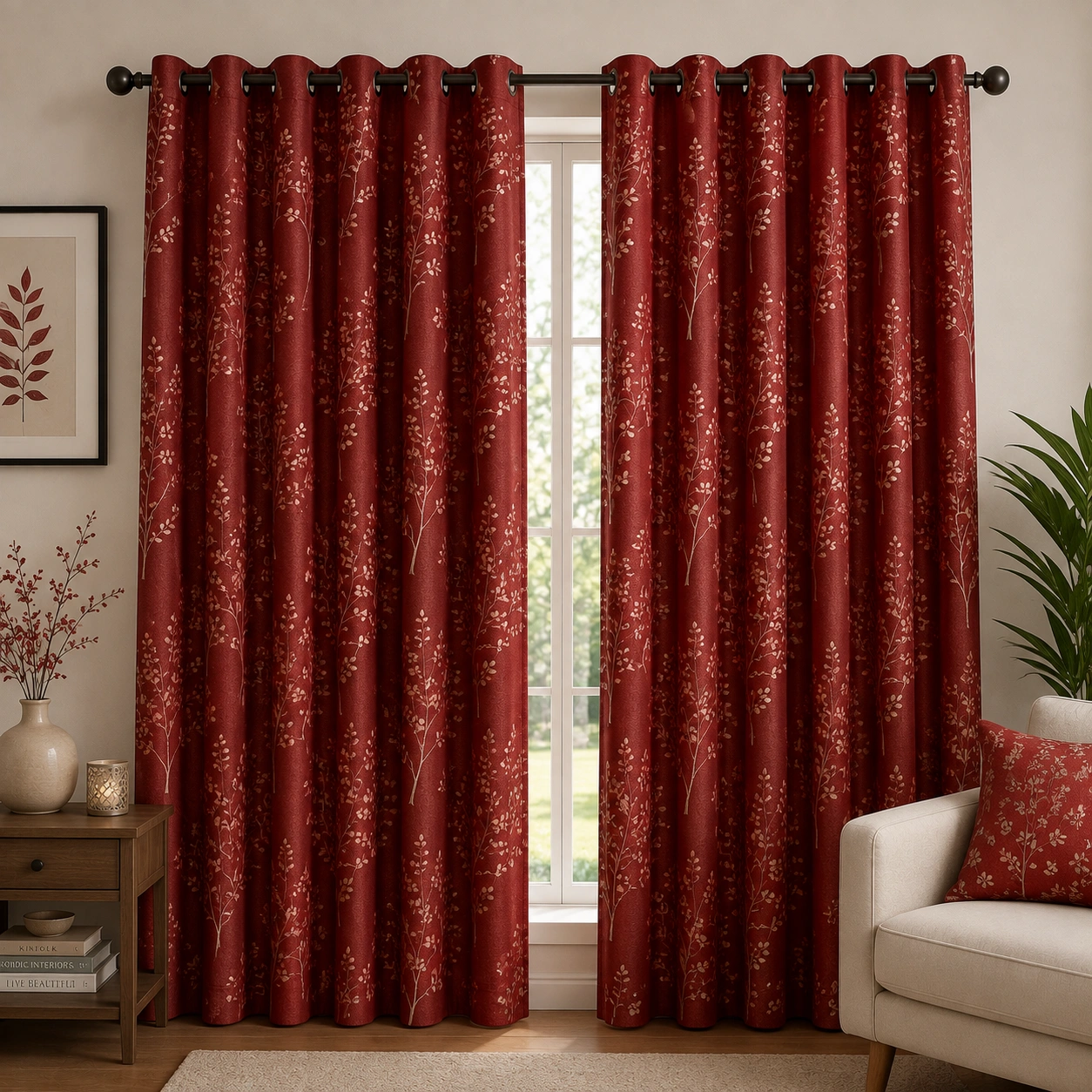 Kartik Decor Blackout Curtains Installation